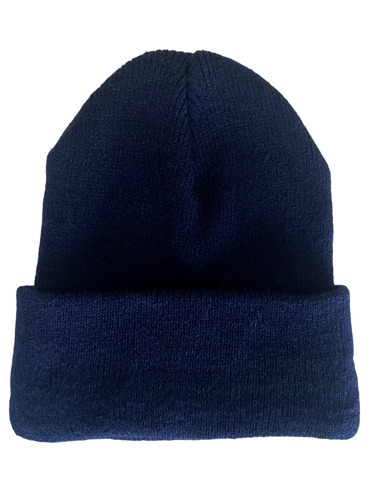 organic cotton newborn baby hat - navy beanie