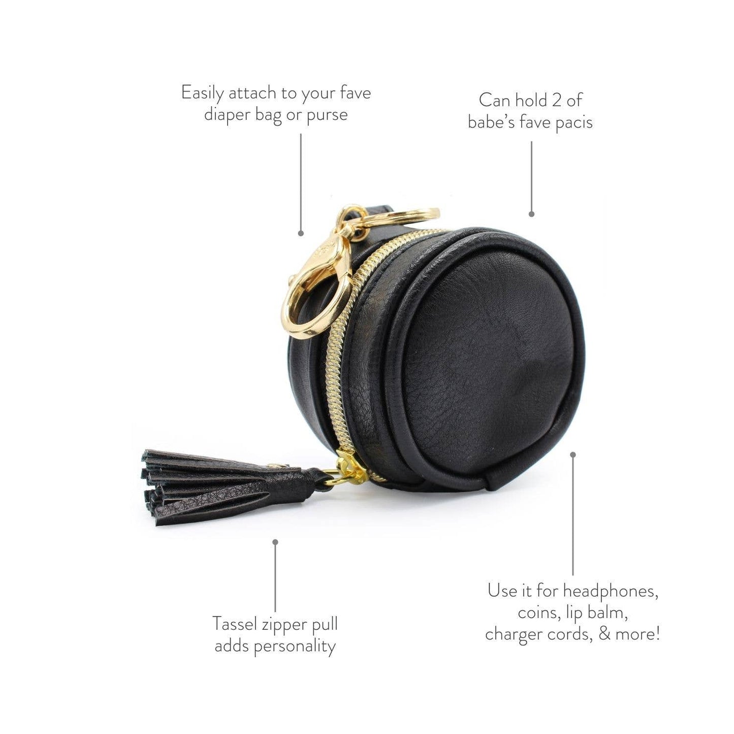 Coffee and Cream Diaper Bag Charm Pod Key chain