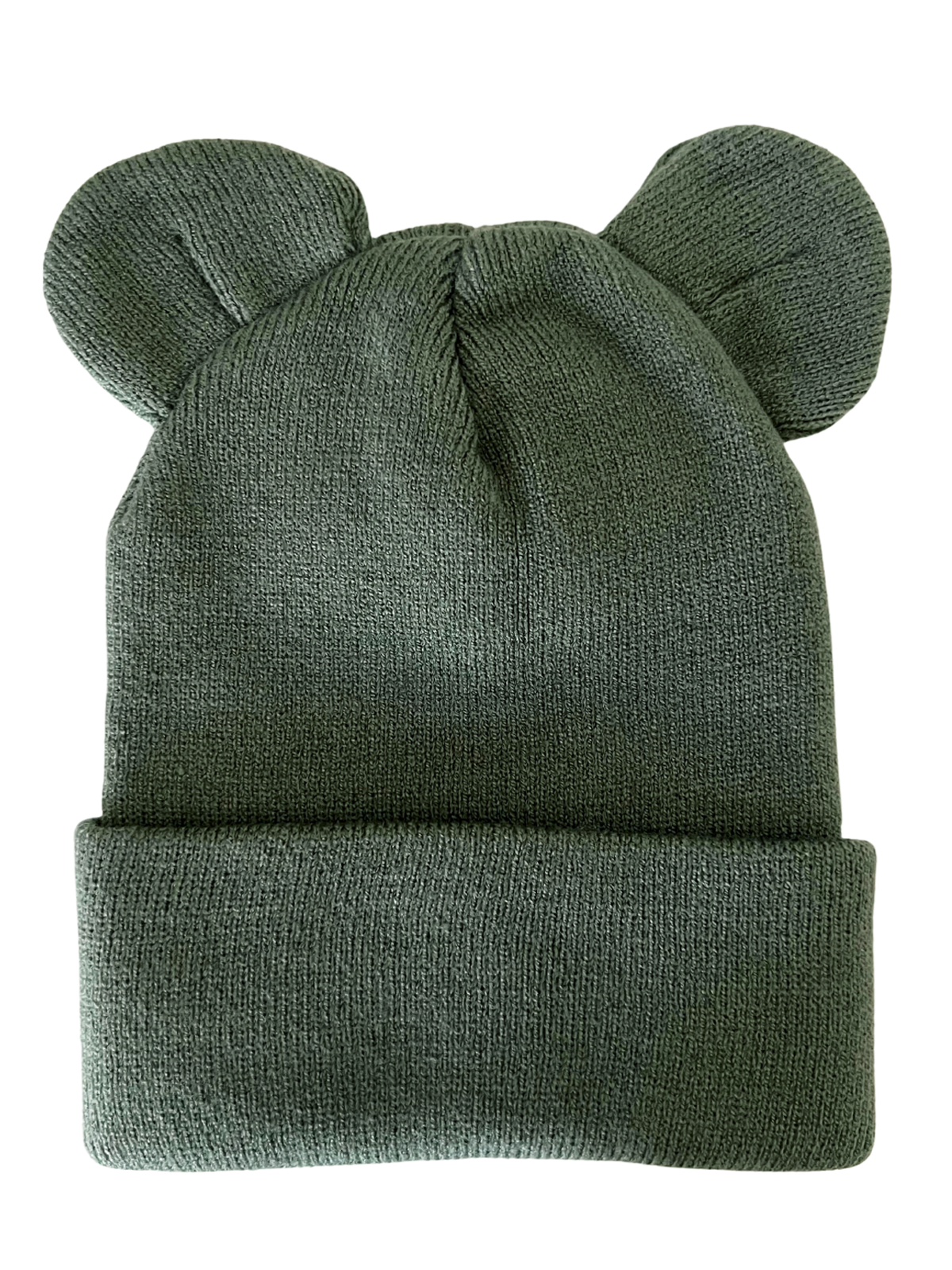 Baby's first hat with bear ears - soft and breathable